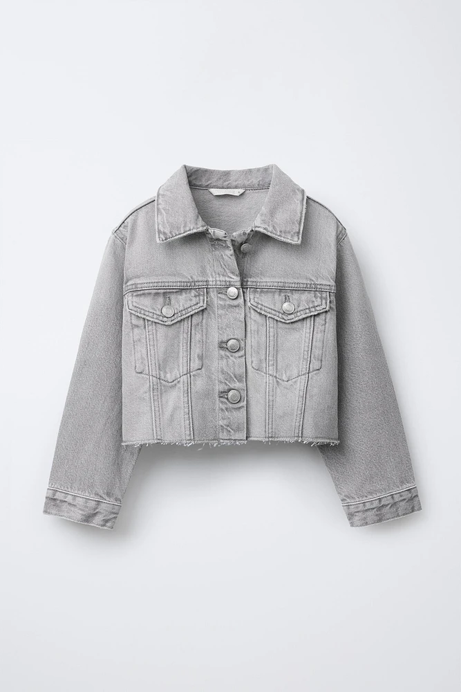 CROPPED DENIM JACKET