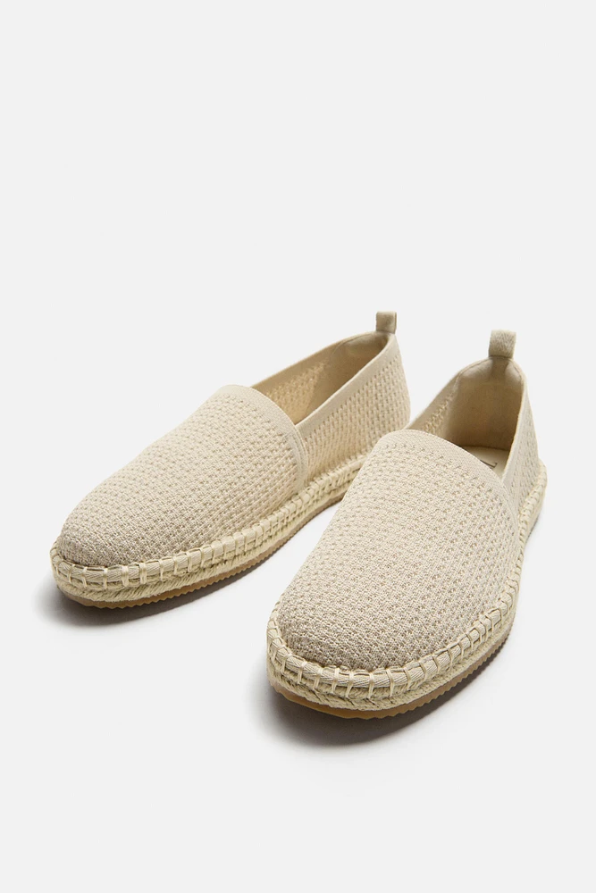 ESPADRILLE EN TISSU MAILLE
