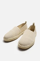 ESPADRILLE EN TISSU MAILLE