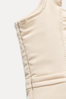 PADDED BUSTIER TOP