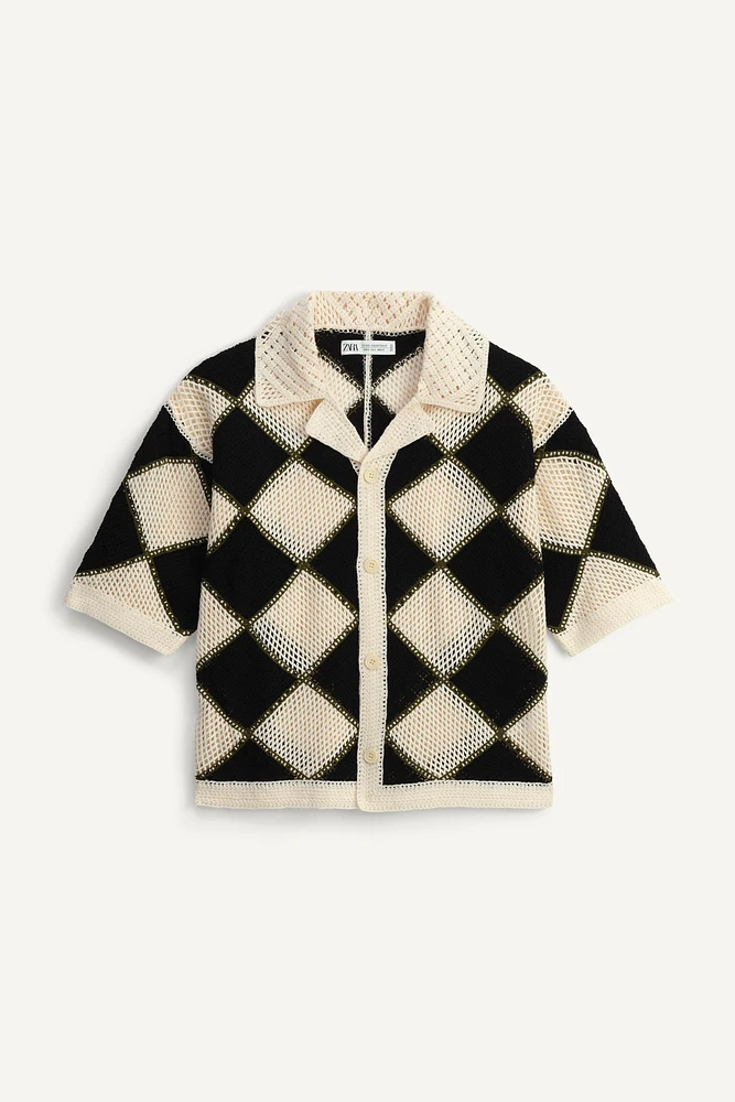 CHEMISE EN MAILLE À LOSANGES ÉDITION LIMITÉE