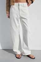 MID WAIST BARREL JEANS ZW COLLECTION