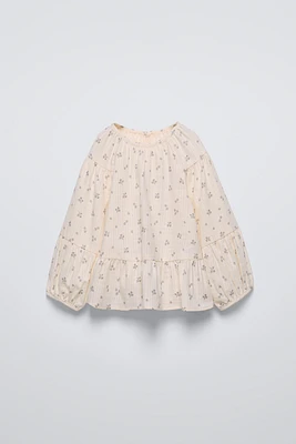 FLORAL PRINT BLOUSE