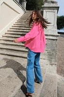FLOWY STRIPED SHIRT