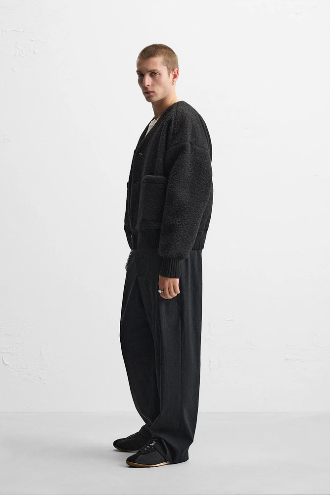 TEXTURED BOUCLÉ JACKET