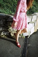 ROBE COURTE À IMPRIMÉ FLORAL