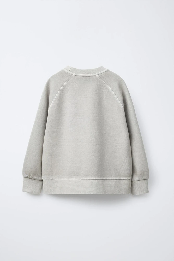 INTERLOCK SWEATSHIRT AND JOGGER PANTS SET