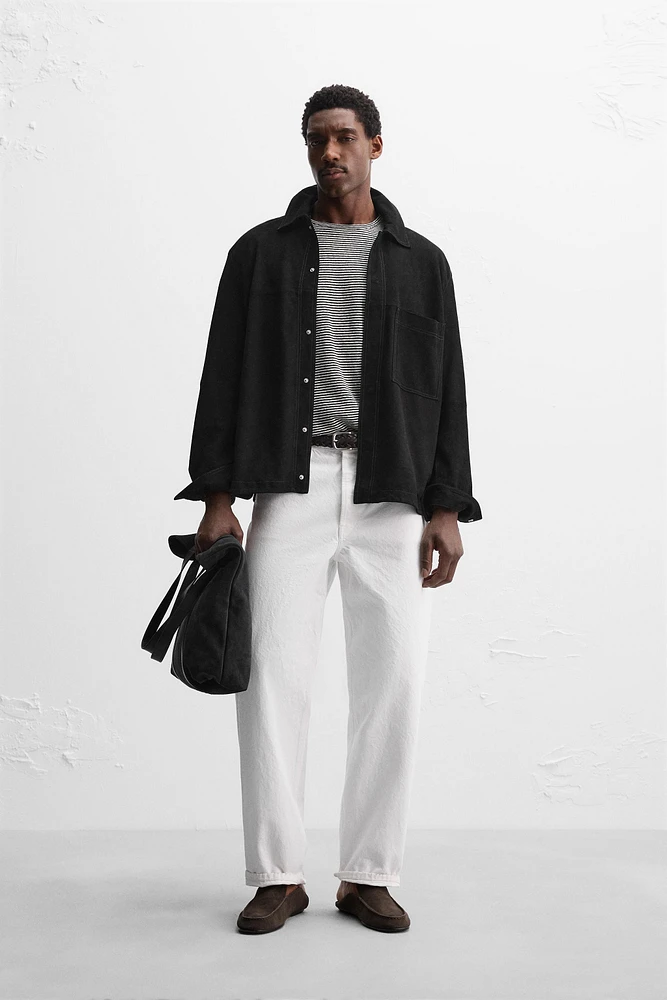 LIMITED EDITION SUEDE LEATHER OVERSHIRT