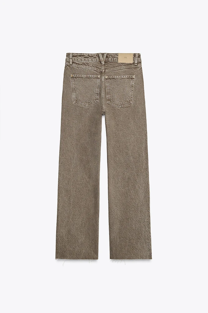 Z1975 HIGH-WAISTED STRAIGHT ANKLE JEANS