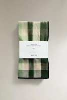 SET OF CHECKED COTTON NAPKINS (SET OF 2)