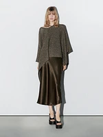 Flecked knit cape - Studio