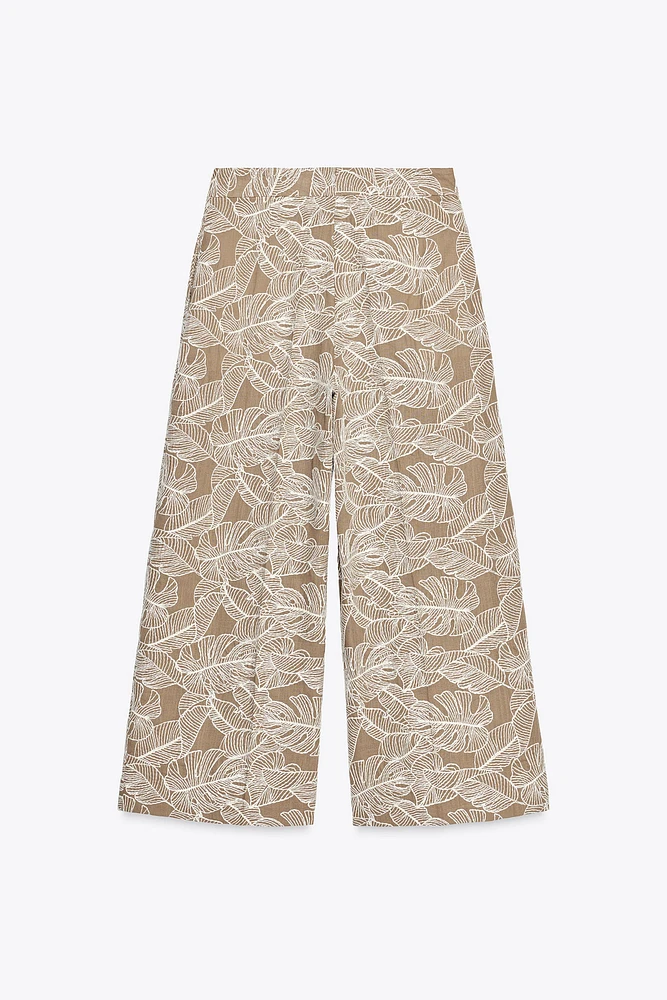 PANTALON JUPE-CULOTTE BROD