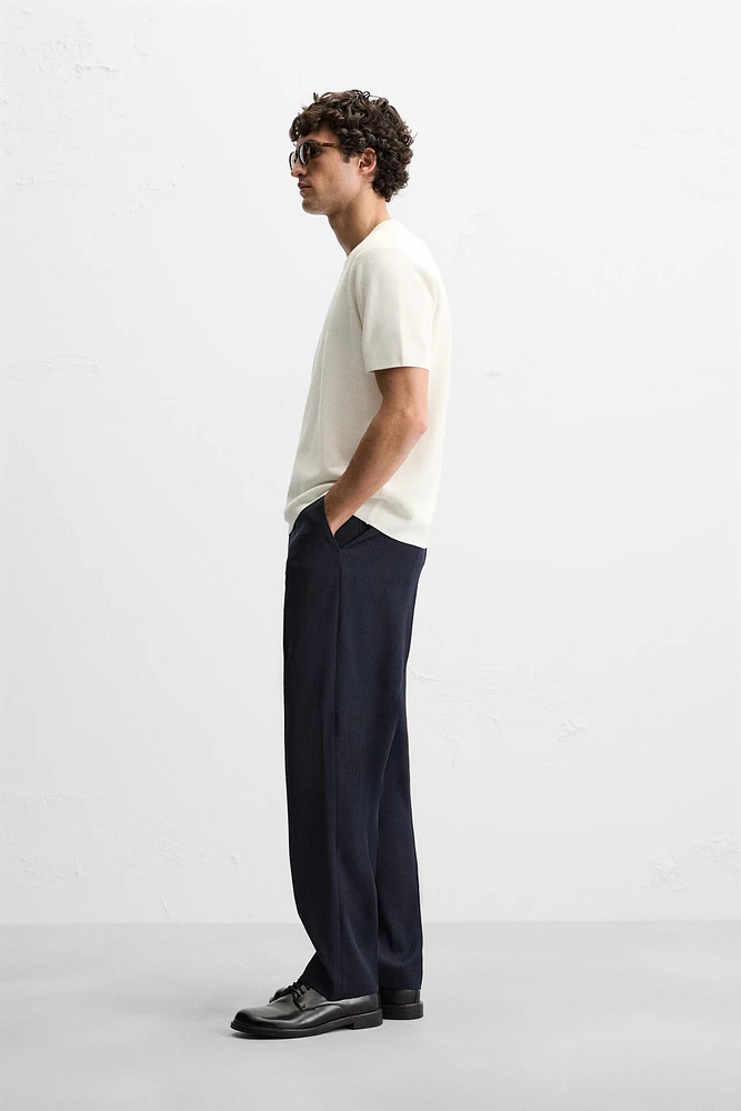 T-SHIRT EN MAILLE RELAXED FIT