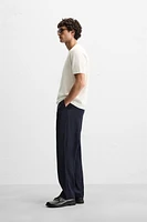 T-SHIRT EN MAILLE RELAXED FIT