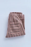 ZARA TIMELESS - STRIPED LINEN PANTS