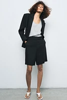 LINEN BLEND SHORTS ZW COLLECTION