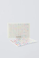 ZARA FACE STICKERS RAINBOW COLOR GEMS