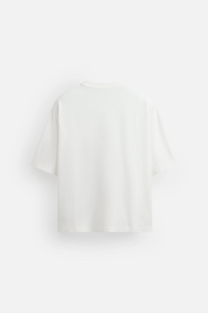 LIGHTWEIGHT WASHED BOXY FIT T-SHIRT