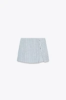 JUPE-CULOTTE À RAYURES
