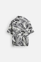 SEERSUCKER PRINT SHIRT
