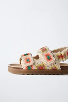 CROCHETED SANDALS