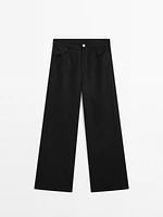 Lyocell palazzo trousers