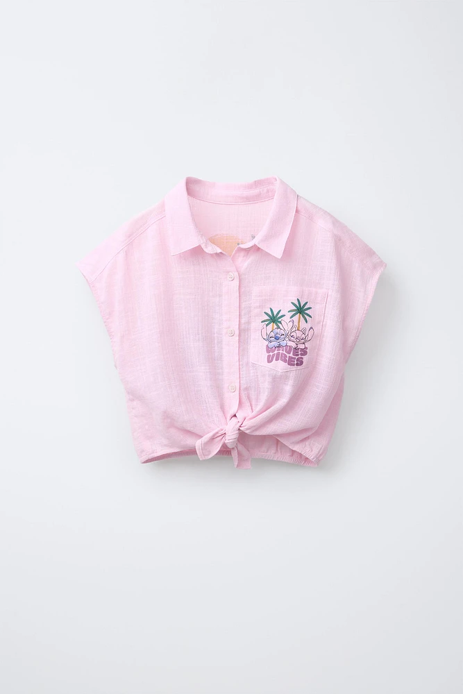 LILO & STITCH © DISNEY TIE-FRONT SHIRT