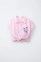 LILO & STITCH © DISNEY TIE-FRONT SHIRT