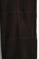 LIMITED EDITION SUEDE WIDE FIT PANTS