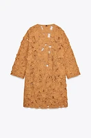MANTEAU OUVERT EN MACRAMÉ