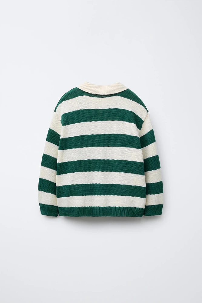 PULL POLO RAYURES