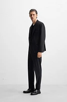 PINSTRIPE SUIT JACKET