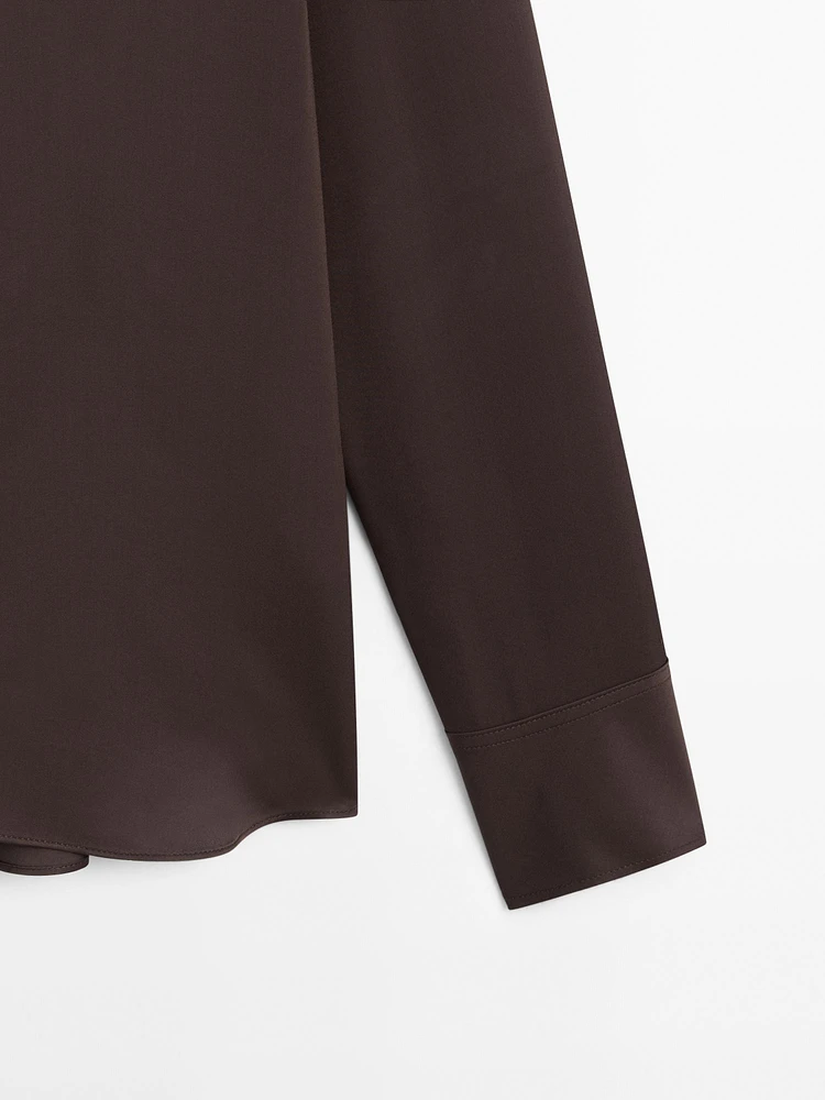 Chemisier fluide satin