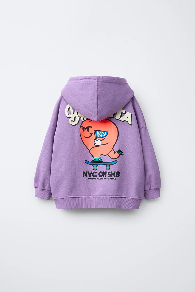 PRINTED HOODIE