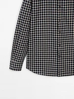 100% cotton regular fit check shirt