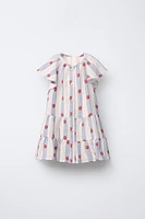 FLORAL JACQUARD DRESS
