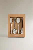 PACK OF CLASSIC DESSERT SPOONS (PACK OF 4)