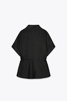 LINEN SAFARI SHIRT