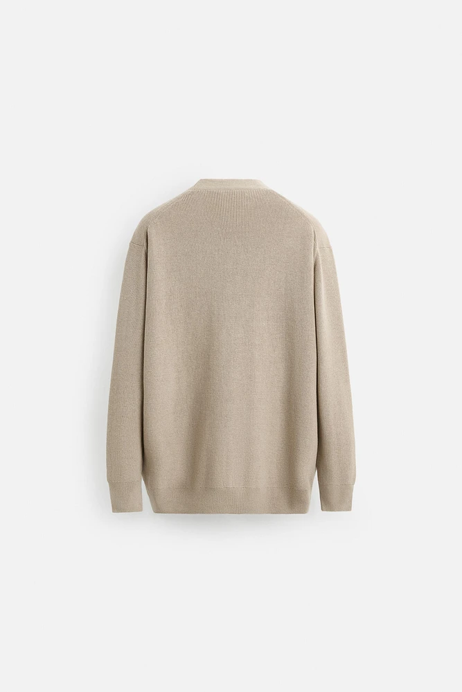 COTTON BLEND CARDIGAN