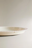 CHILDREN'S DINNER PLATE WITH A CONTRAST EDGE