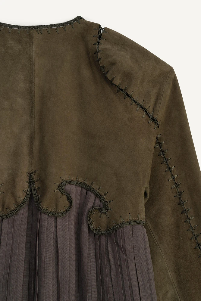 LIMITED EDITION LEATHER COMBINATION JACKET