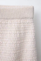 KNIT MIDI SKIRT