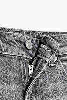 TRF HIGH-WAISTED MOM FIT DENIM SHORTS