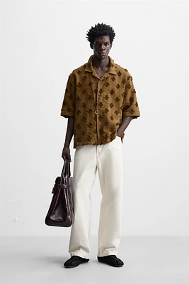 CHEMISE EN JACQUARD À TEXTURE