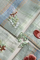 PACK OF CHECK LINEN COASTERS (PACK OF 4)
