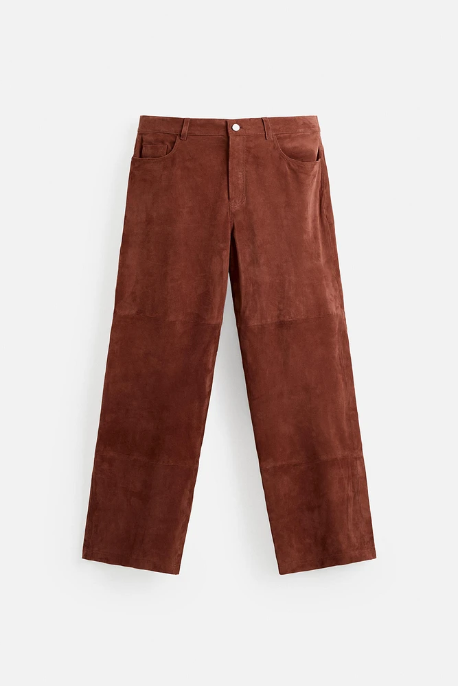 LIMITED EDITION SUEDE LEATHER PANTS