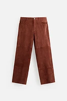 LIMITED EDITION SUEDE LEATHER PANTS