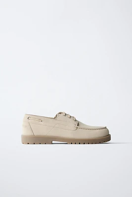 CHAUSSURES BATEAU EN DAIM