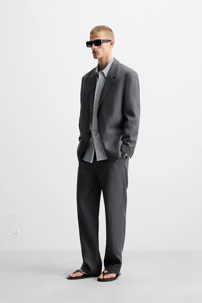 100% LINEN SUIT PANTS
