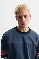 T-SHIRT STRUCTURE OUVERTE VARSITY